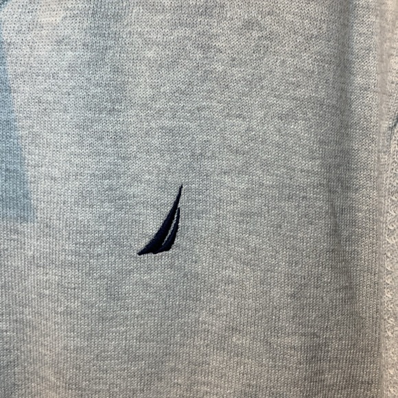 Nautica Light Grey V-Neck Sweater XXL - Picture 2 of 4